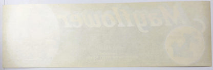 Vintage 1950s Mayflower Brand Crate Label 🍎 California Fruits, Mayflower Fruit Ass'n, Exeter California, Blue Anchor Galleon Art