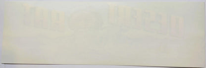 Faded vintage fruit crate label with tan and cream coloring, showing partial text and graphics against a light background, ph