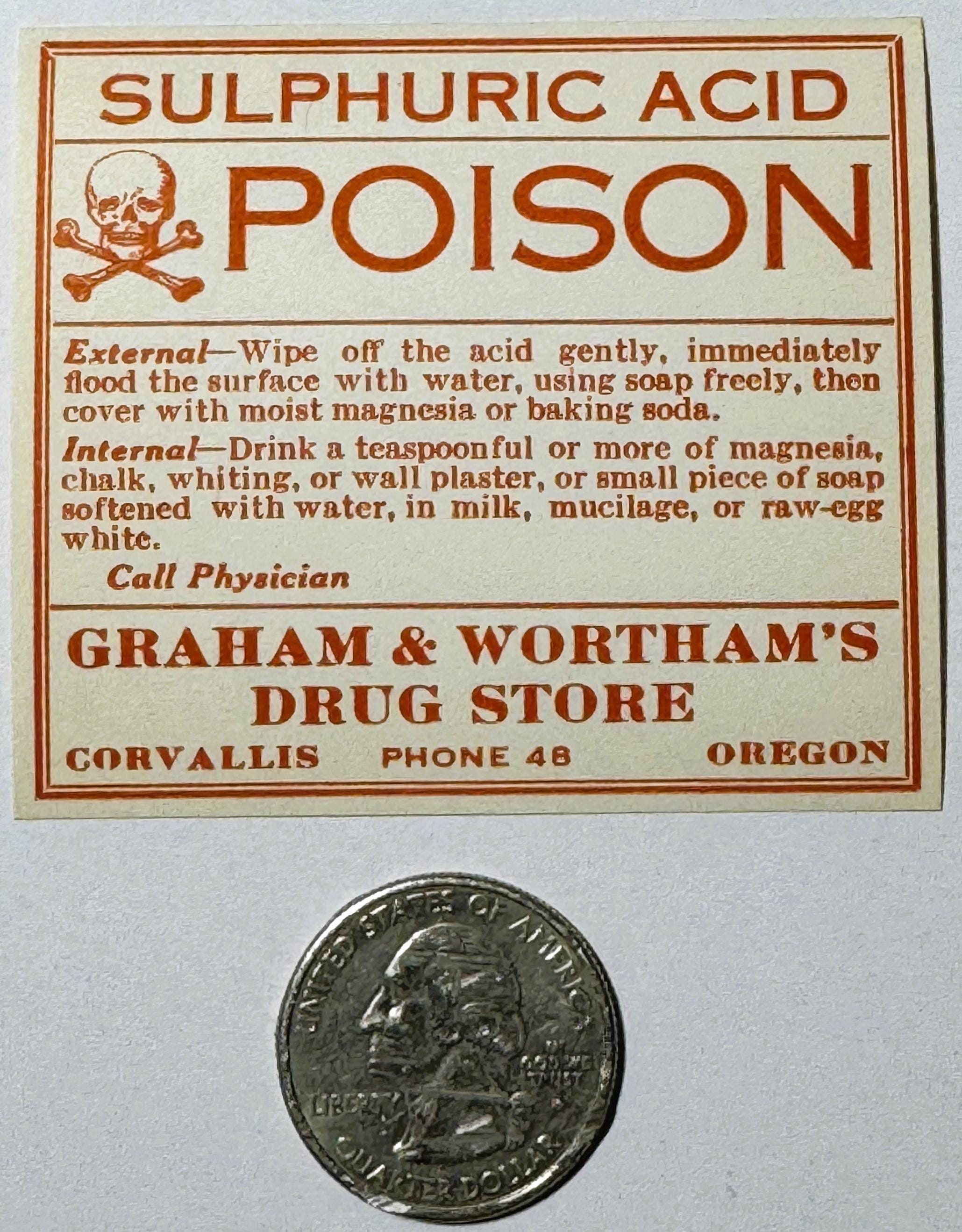 Original Antique Pharmacy Labels & Ephemera ☠️ NOS – Vintage and