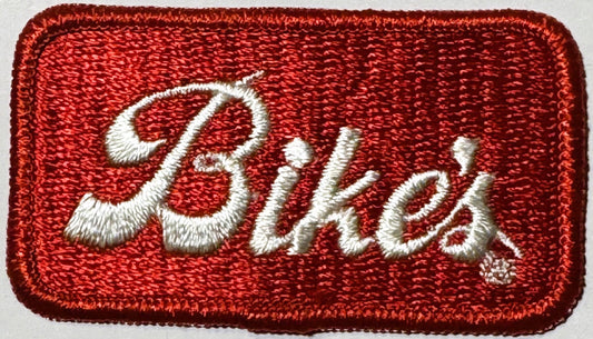 Vintage Mid‑20th Century “Bike’s” Embroidered Patch – Motorcycle & Bicycle Identity 🧵