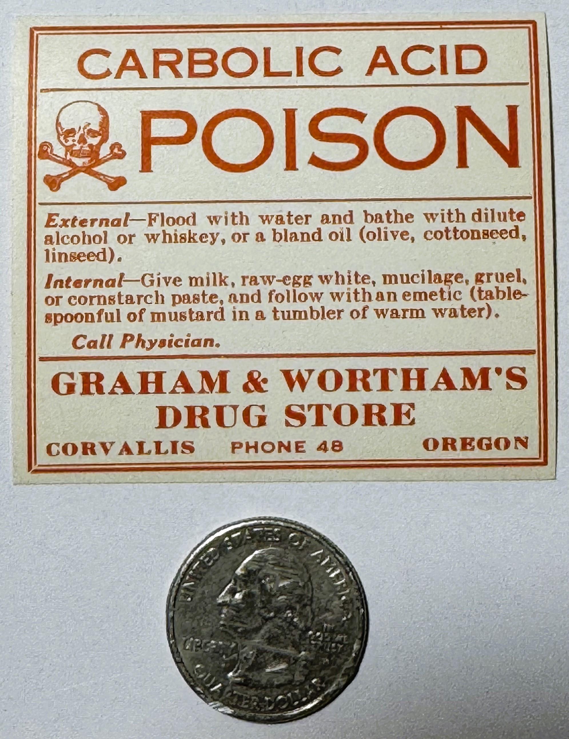 Original Antique Pharmacy Labels & Ephemera ☠️ NOS – Vintage and