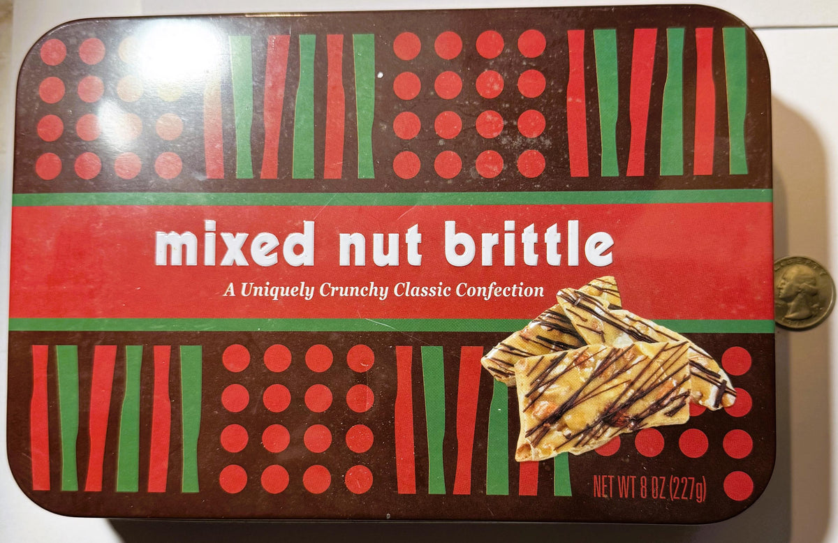 Vintage Collectible Tin Box Set 🏪 9-Piece Retro Cardinals, Mixed Nut Brittle & Vehicle Designs