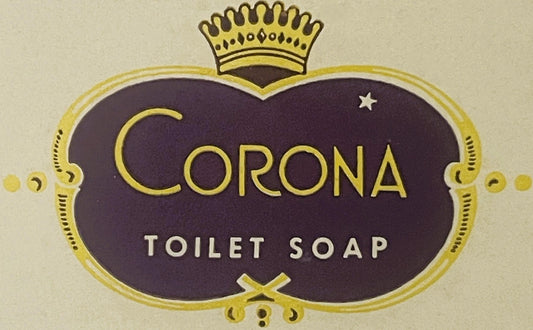 Antique Corona Toilet Soap Label (Circa 1895–1905) | Manhattan Soap Co. New York 🧼