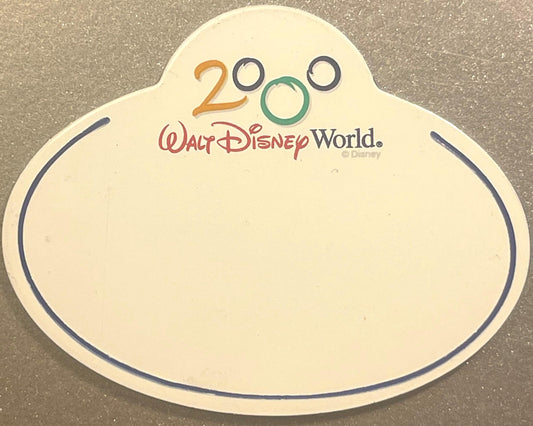 Vintage Y2K Walt Disney World 2000 Cast Member Badge 🎆