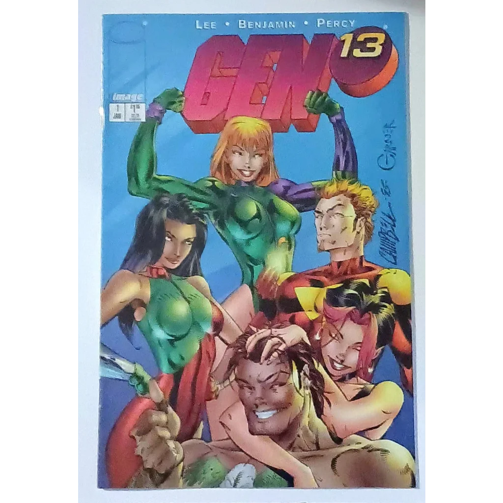 Gen 13 Issue 1 Image Comics superhero cover art