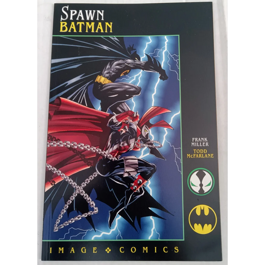 Epic Spawn Batman comic book crossover battle from Image Comics