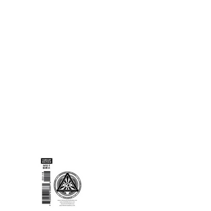 Blank comic book cover for Incredible Hulk Facsimile Edition with mystical symbol and barcode