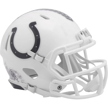 Indianapolis Colts 2024 Salute to Service white helmet with black horse logo