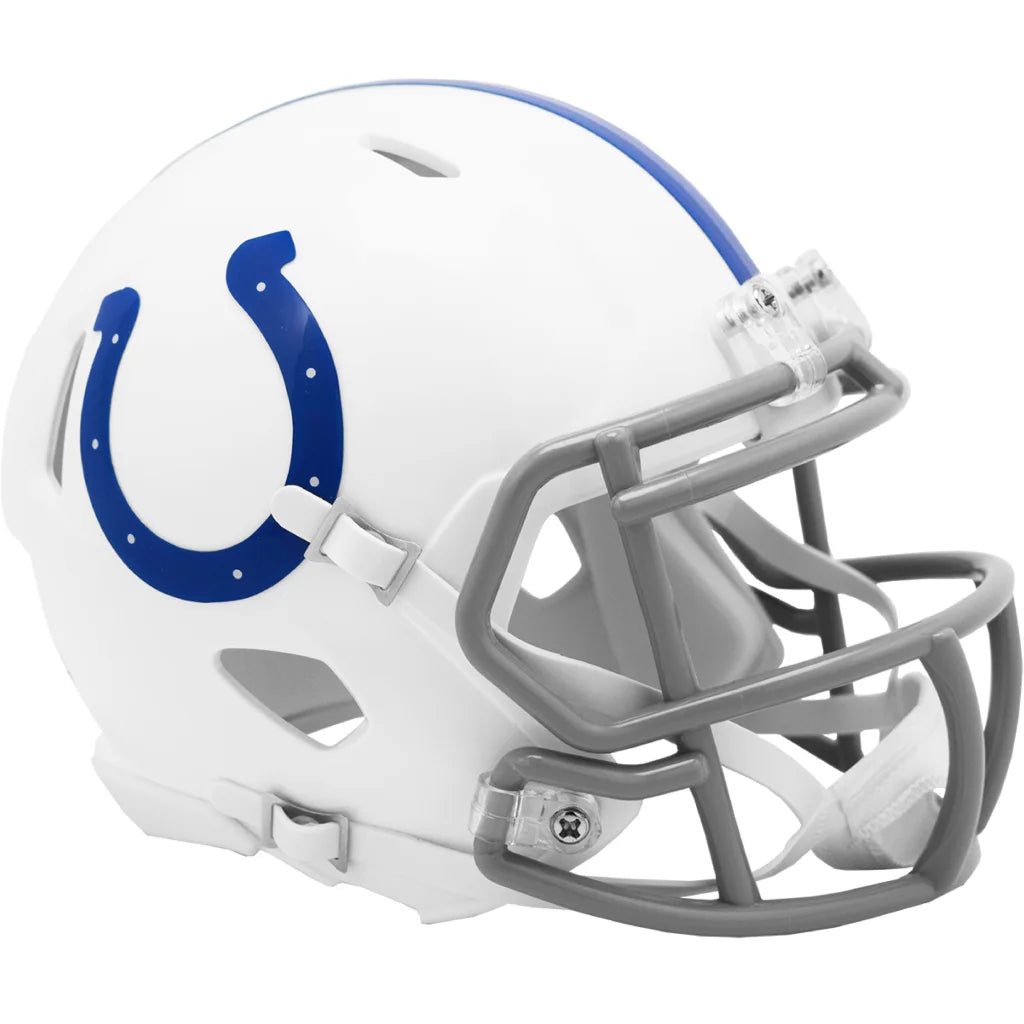 Indianapolis Colts Riddell Speed Mini Helmet Ready for Autographs | Creative Sports | vintageantiquesgifts.com