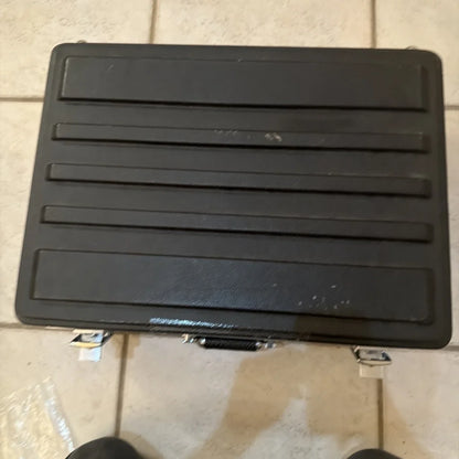 Black ribbed PLATT case for industrial machine vision camera control unit