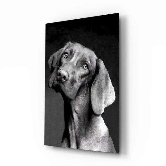 Stunning Weimaraner Dog Portrait Canvas Wall Art | Insigneart USA | vintageantiquesgifts.com