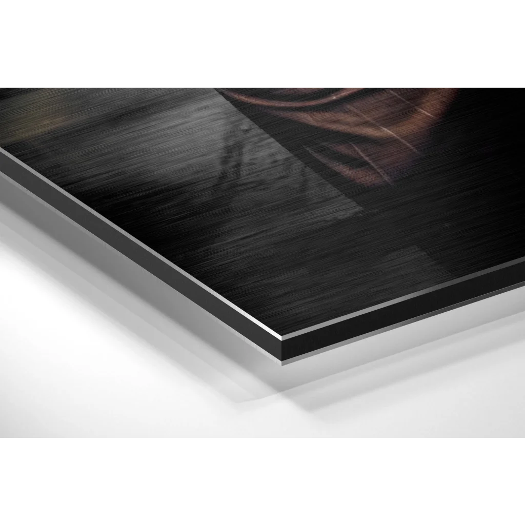 Dapper Bulldog brushed aluminium dibond wall art print