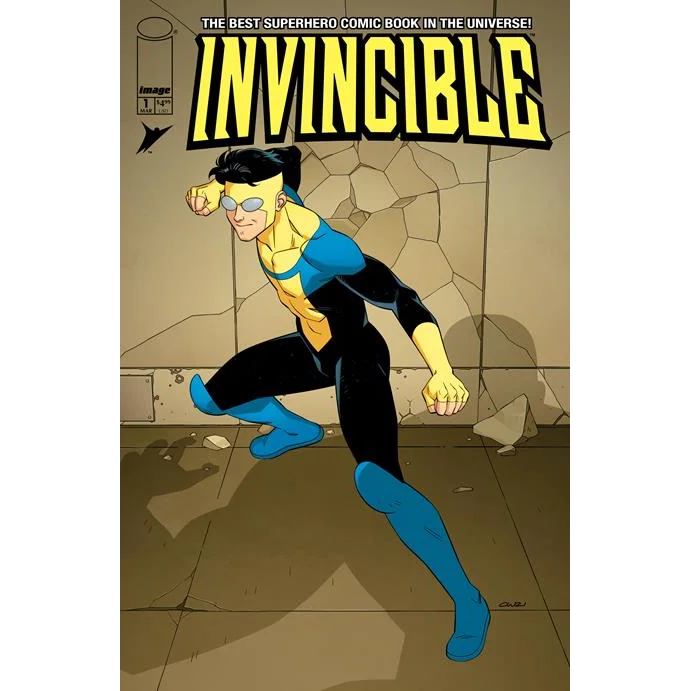 Invincible #1 reprint cover by Robert Kirkman and Cory Walker