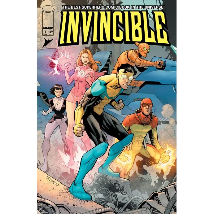 Invincible #1 reprint cover by Robert Kirkman and Cory Walker