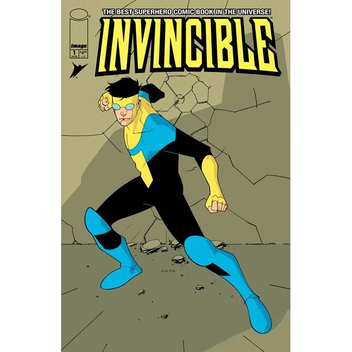 Invincible #1 reprint cover by Robert Kirkman and Cory Walker