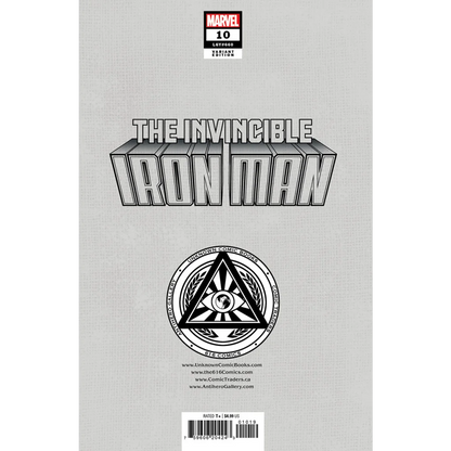 Invincible Iron Man wedding comic book with Iron Man logo collectible featuring Nathan Szerdy