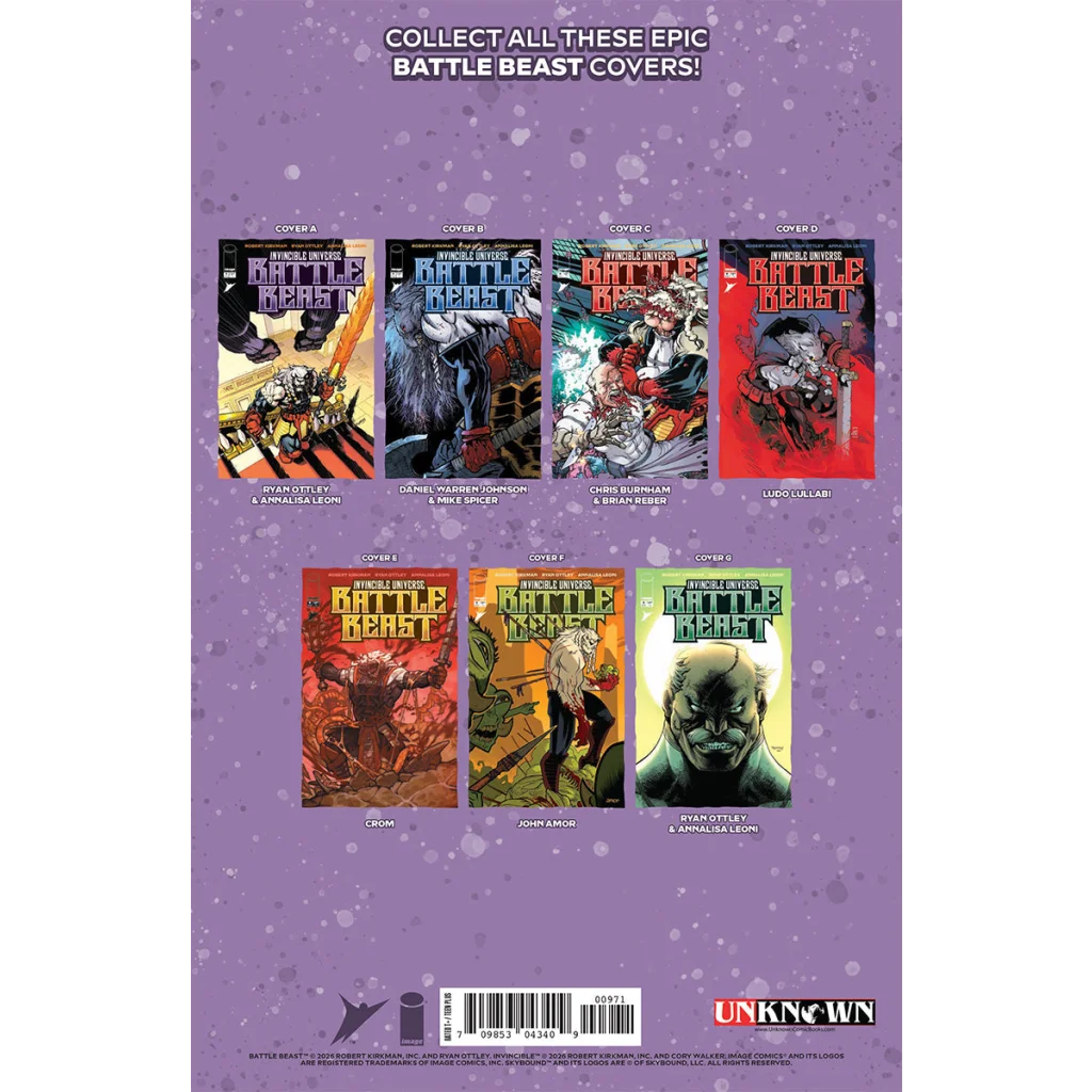 Invincible Universe: Battle Beast #9 Alan Quah Exclusive Virgin Var | Collectible US Comic Book Variant | vintageantiquesgifts.com