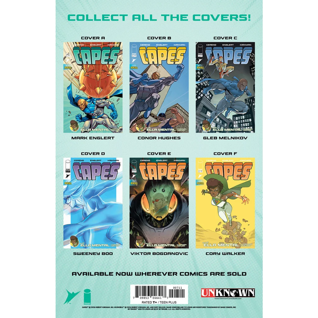 Invincible Universe: Capes #7 Ivan Tao Exclusive Virgin Var | Collectible US Comic Book Variant | vintageantiquesgifts.com