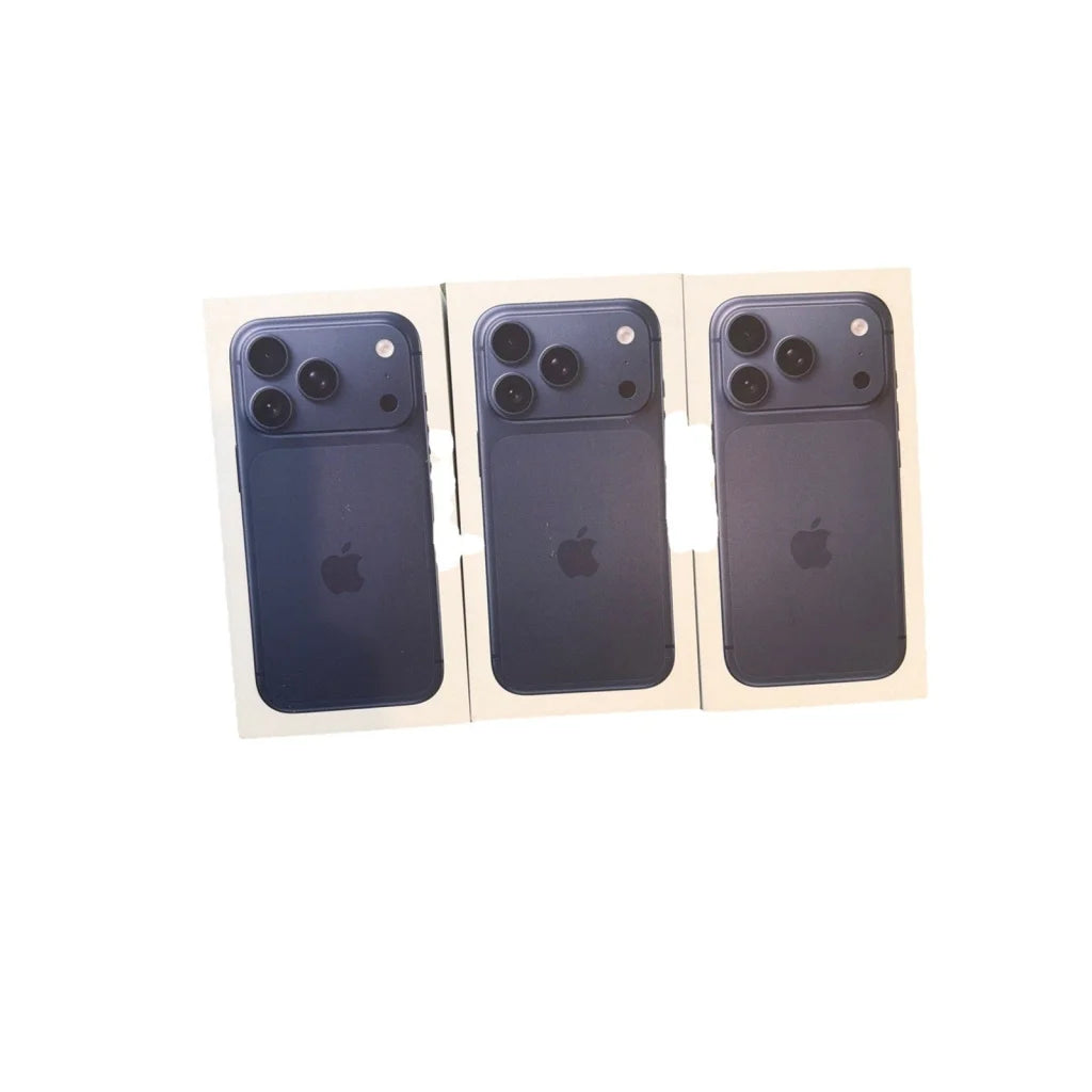 Three iPhone 13 Pro 256GB Deep Space Gray in original boxes