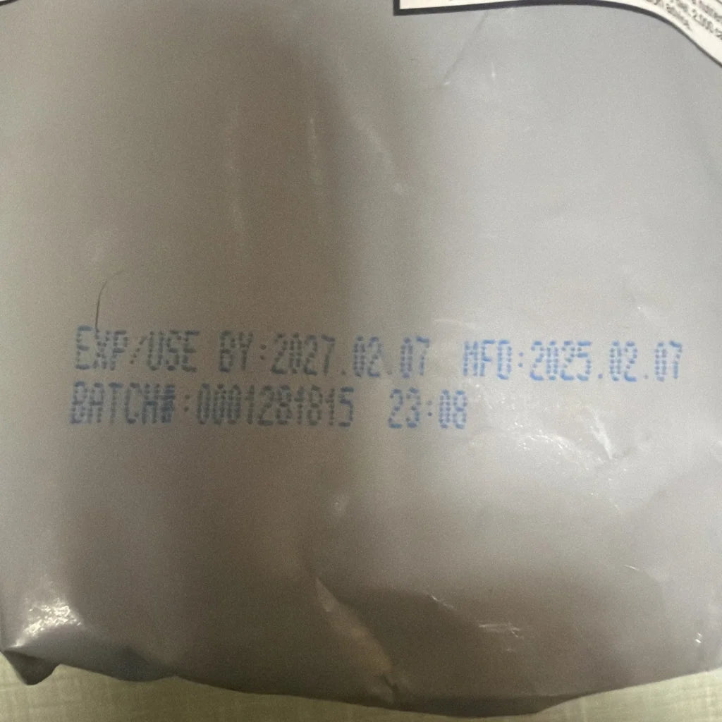 Back of Isopure Zero Carb Whey Isolate Creamy Vanilla, exp 02/27