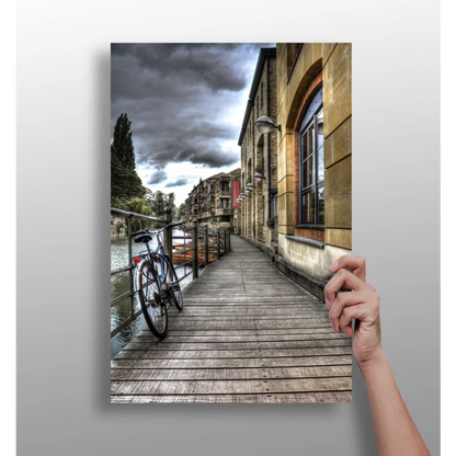 Insigne Aluminum Prints Vintage Bicycle Boardwalk Wall Art | Insigneart USA | vintageantiquesgifts.com