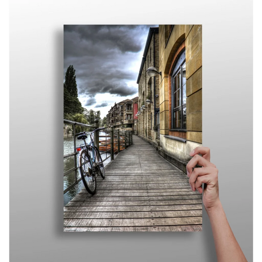 Insigne Aluminum Prints Vintage Bicycle Boardwalk Wall Art | Insigneart USA | vintageantiquesgifts.com