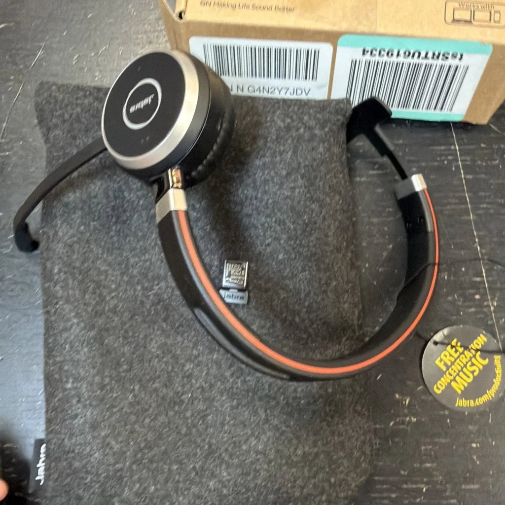 Jabra Evolve 65 SE mono wireless headset with noise cancelling mic
