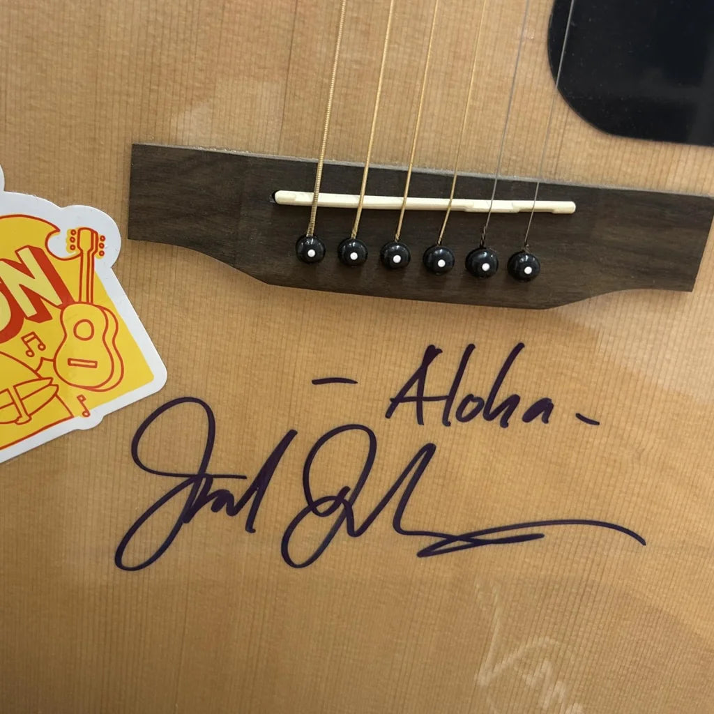 Jack Johnson signed 2019 Gibson Hummingbird acoustic guitar