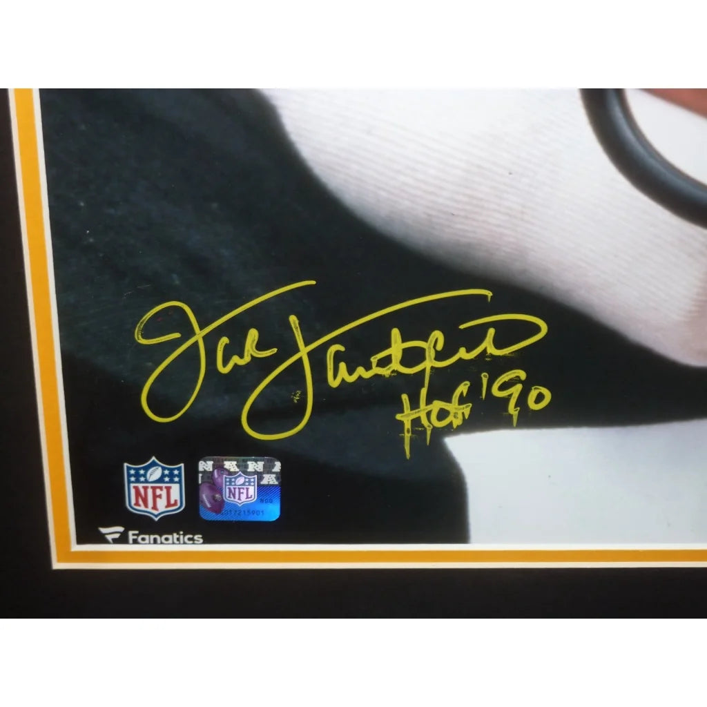 Jack Lambert autographed Pittsburgh Steelers framed 16x20 photo