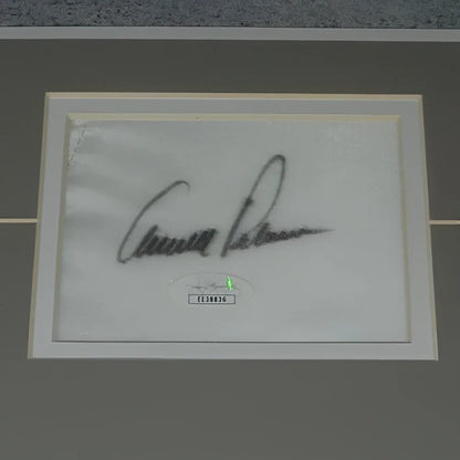 Deluxe framed golf piece with Anna Kournikova autograph
