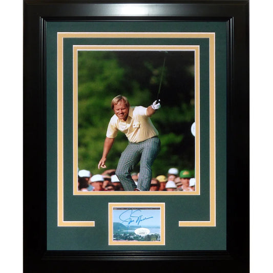 Jack Nicklaus autographed Masters champion Signature Series frame with Seve Ballesteros photo