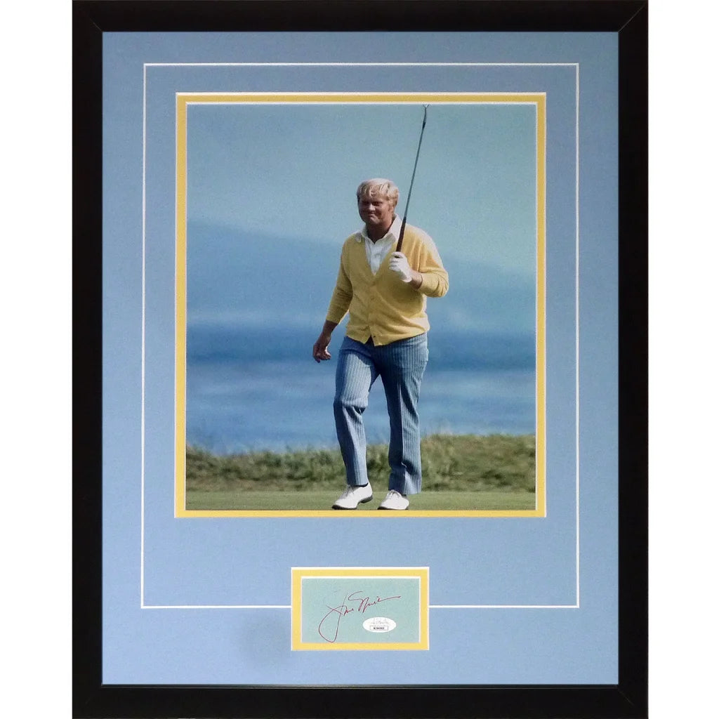 Jack Nicklaus autographed US Open Pebble Beach deluxe framed photo