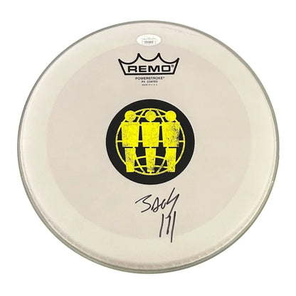 Jack White autographed Third Man Records Remo Powerstroke P4 drumhead with JSA