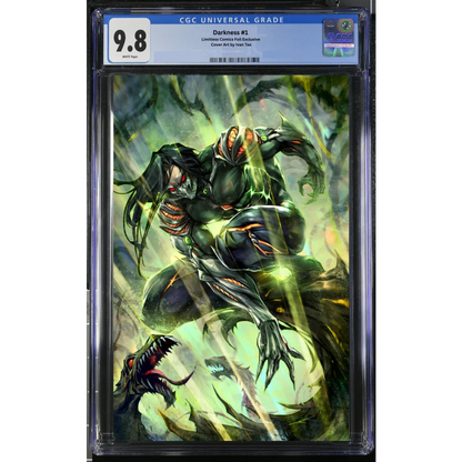 Marc Silvestri’s Jackie Estacado in dynamic Darkness comic pose