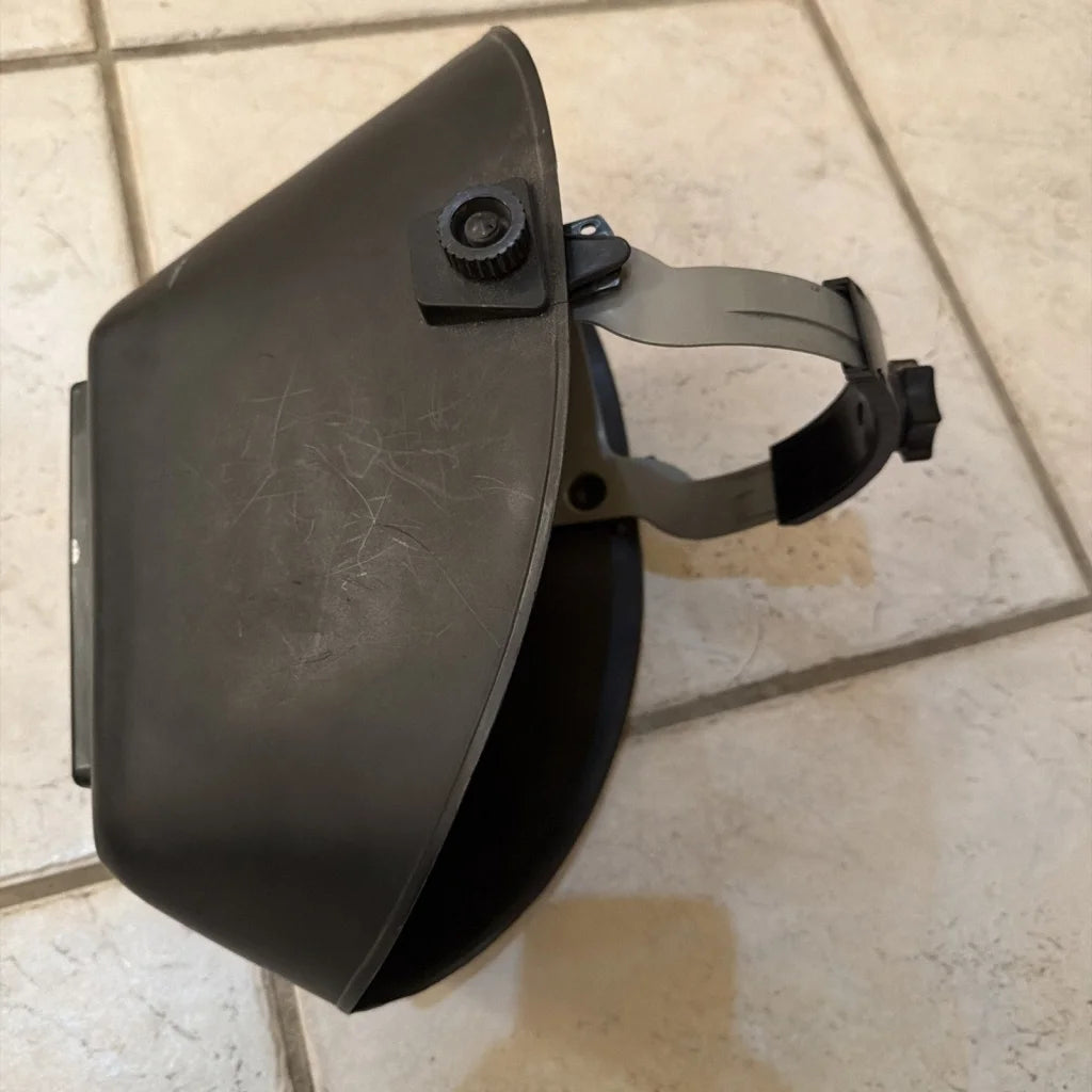 Jackson Safety HSL100 Glory welding helmet with adjustable strap and scratched face shield