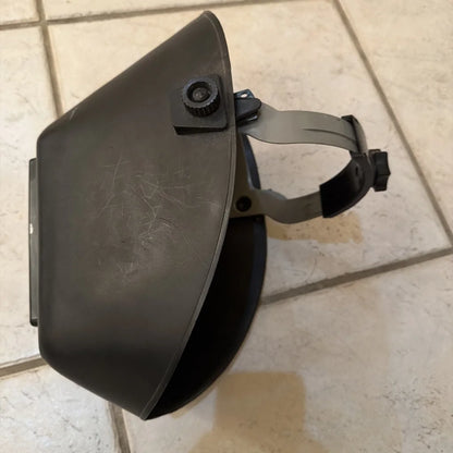 Jackson Safety HSL100 Glory welding helmet with adjustable strap and scratched face shield
