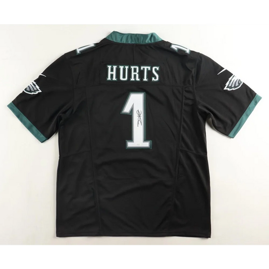 Jalen Hurts signed Black Eagles jersey with autograph and JSA authentication
