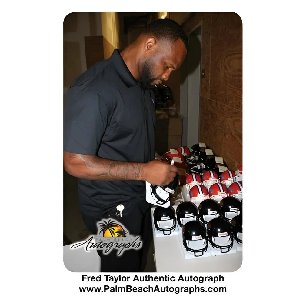 Jalen Ramsey signed Jaguars black mini helmet collection