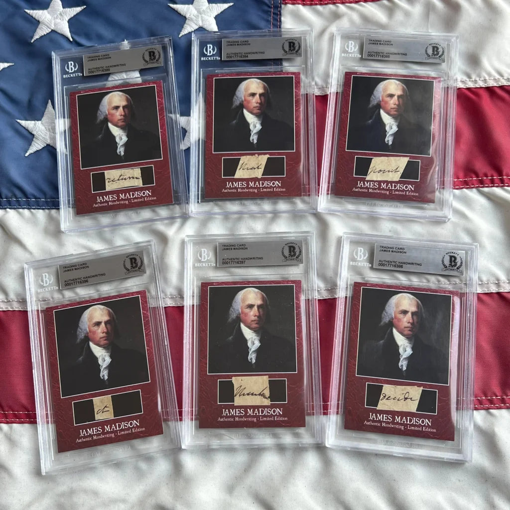 2019 James Madison limited edition signature card collection