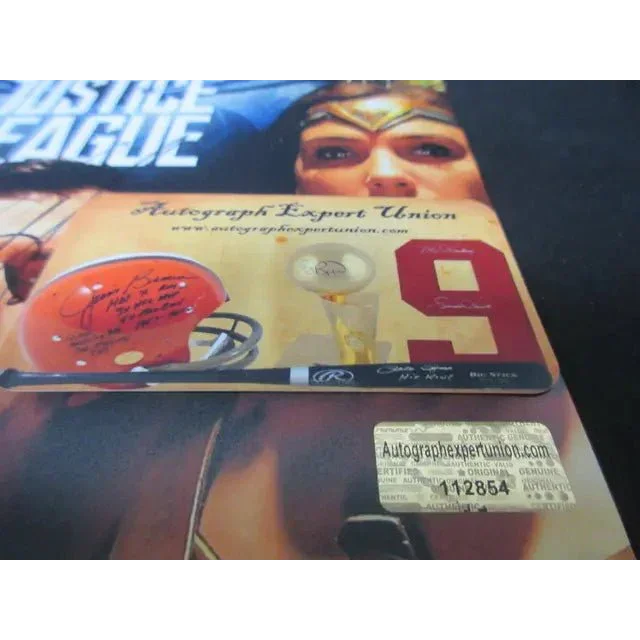 Jason Momoa signed 8x10 photo with autograph authentication collectible poster