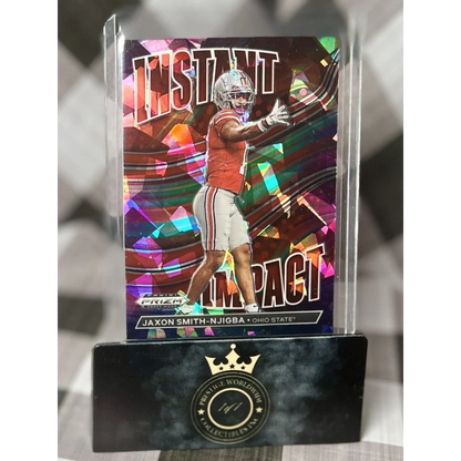 2023 Panini Instant Impact Jaxon Smith-Njigba card in acrylic holder from Prestige Worldwide