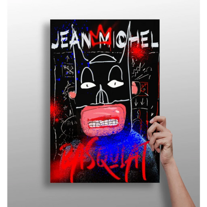 Jean Michel Basquiat canvas art print 4 piece set poster