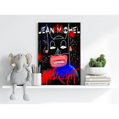 Jean Michel Basquiat 4-piece canvas art print set