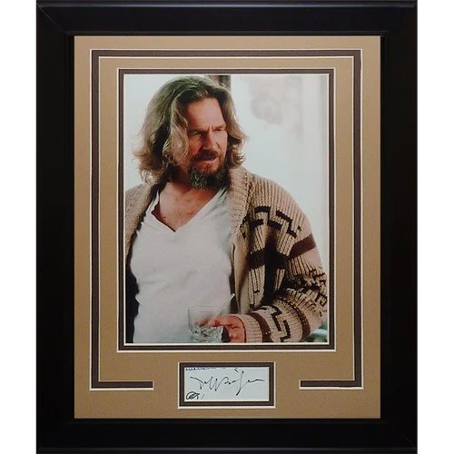 Jeff Bridges autographed Big Lebowski signature series framed photo