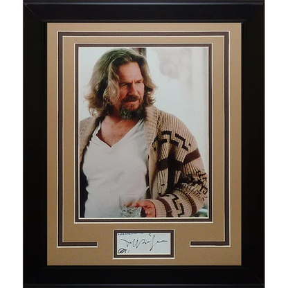 Jeff Bridges autographed Big Lebowski signature series framed photo