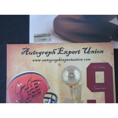 Autograph Expert Union certificate for Jenna Ortega signed 8x10 Hollywood collectible photo