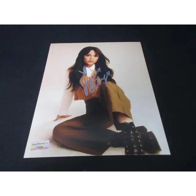 Autographed Jenna Ortega signed 8x10 photo Hollywood collectible for fans