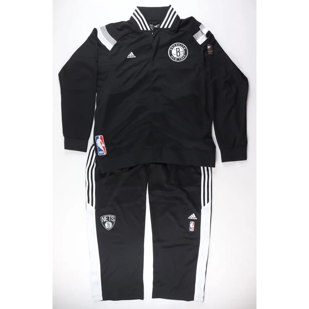 Jerome Jordan Brooklyn Nets game-worn tracksuit with Steiner LOA and Fanatics hologram