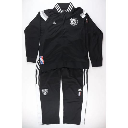 Jerome Jordan Brooklyn Nets game-worn tracksuit with Steiner LOA and Fanatics hologram