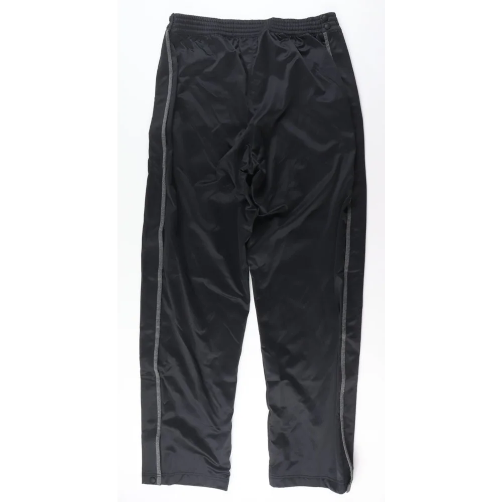 Jerome Jordan game-worn Brooklyn Nets Adidas tracksuit with black athletic pants and gray stripes for authenticity purposes